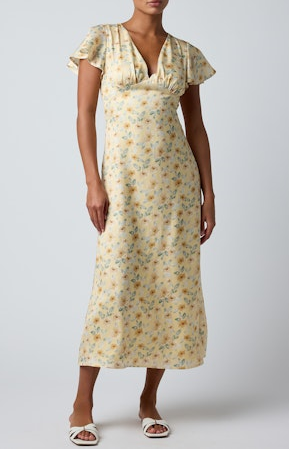 Charity Flutter Sleeve Midi