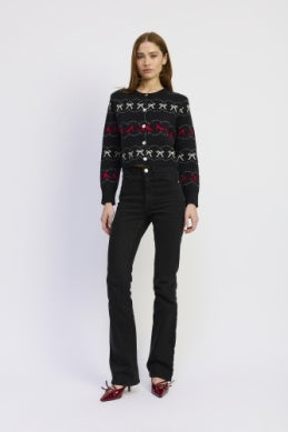Bow N' Heels Knit Cardigan