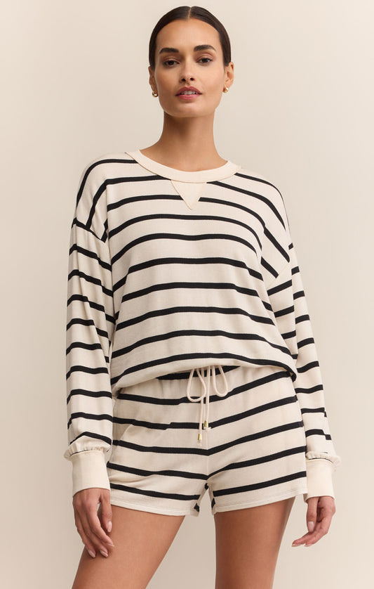 Stand Out Striped Sweatshirt