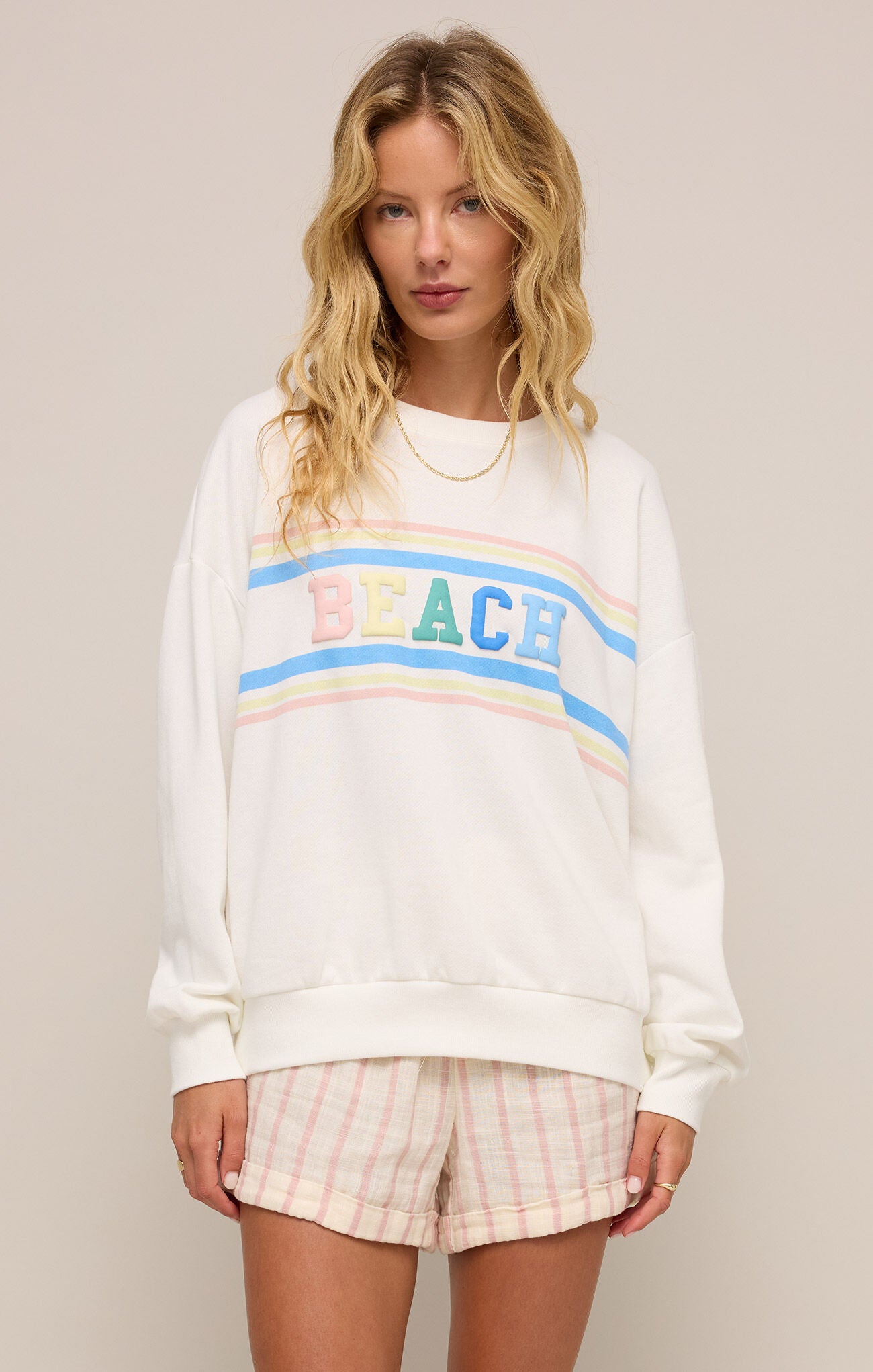 Oversized Beach Sweatshirt