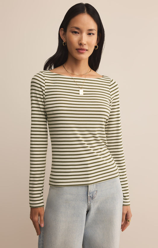 Pristine Striped Tee