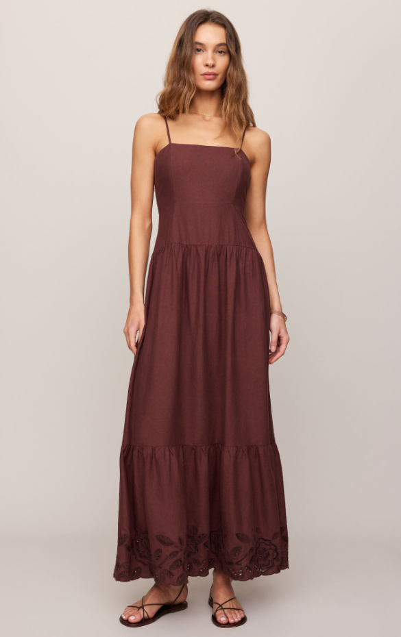 Esti Embroidered Maxi Dress