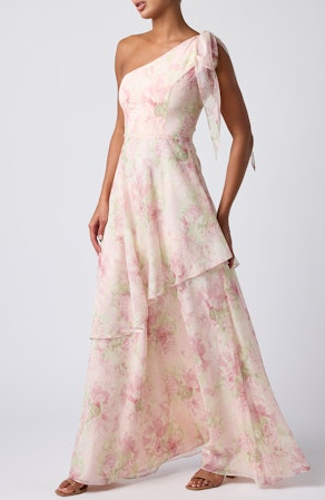 AMARA ONE SHOULDER MAXI DRESS