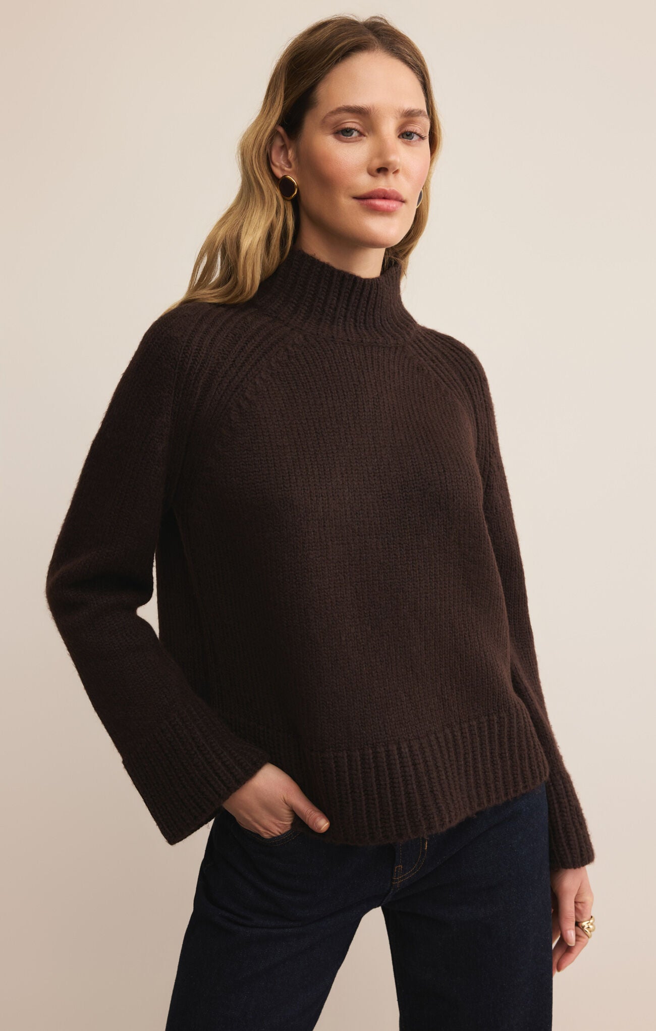 Emerge Funnel Neck Sweater