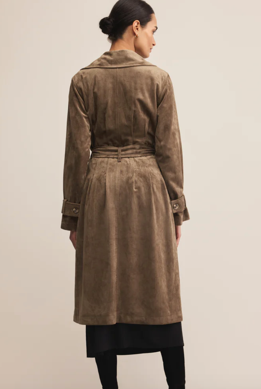 Dorian Suede Trench