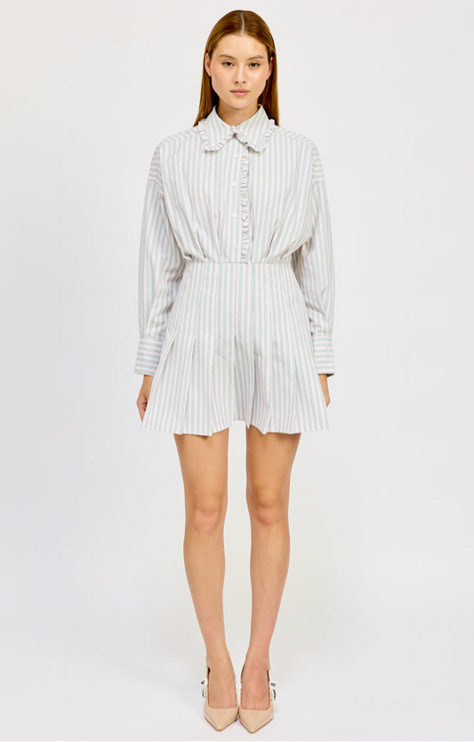 Haisley Stripe Mini Dress