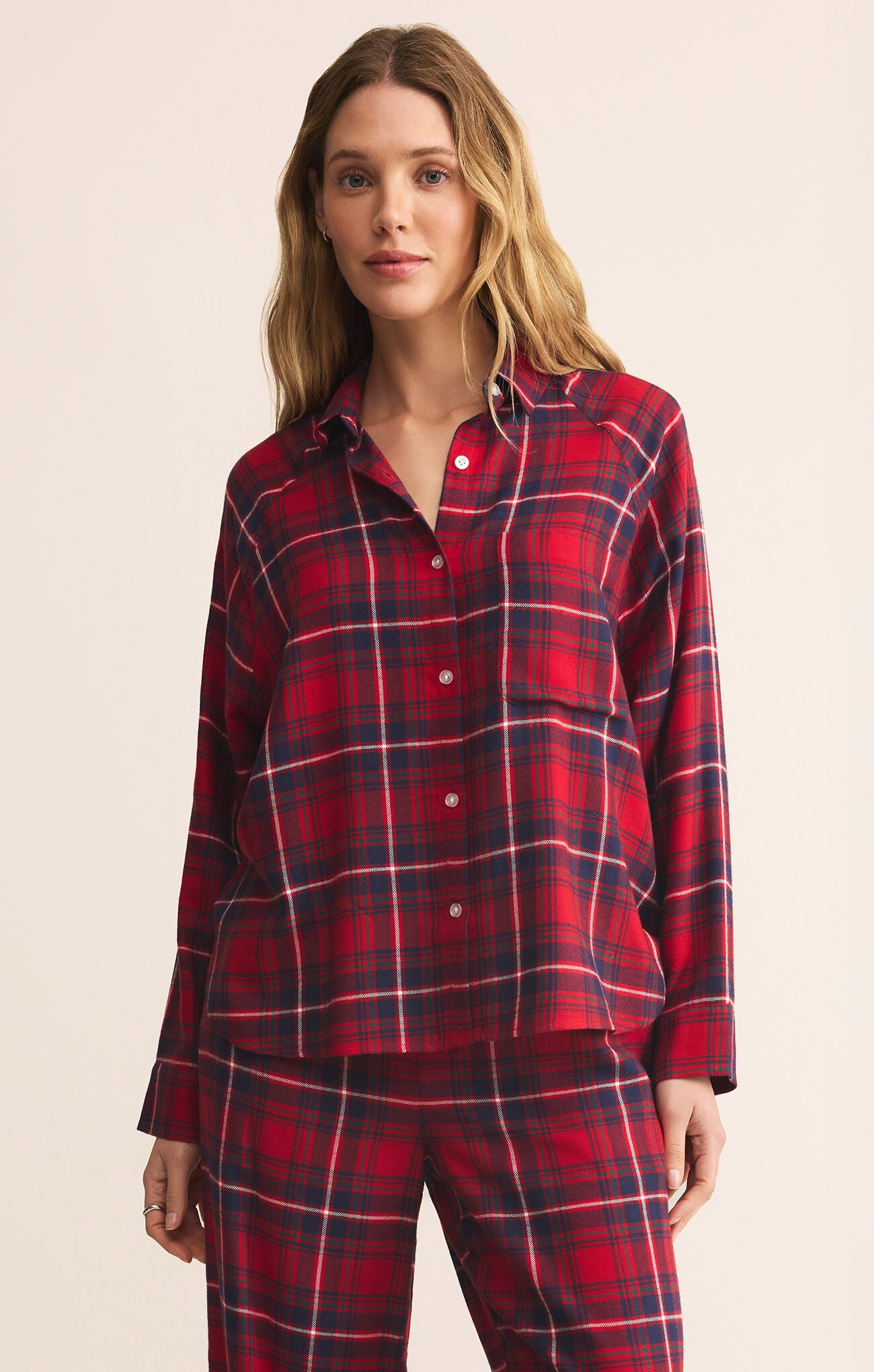 River Plaid Button Up