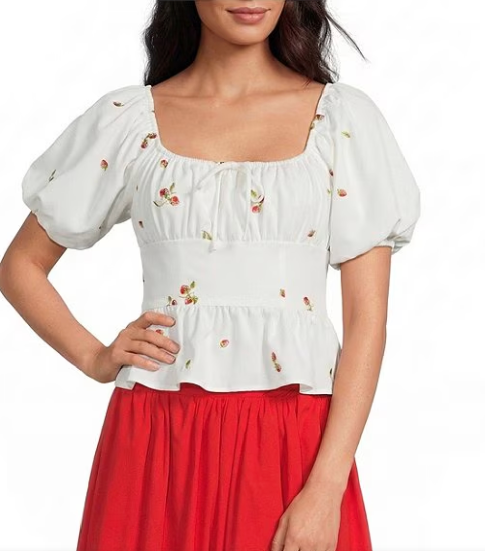 Strawberry Kiss Peplum