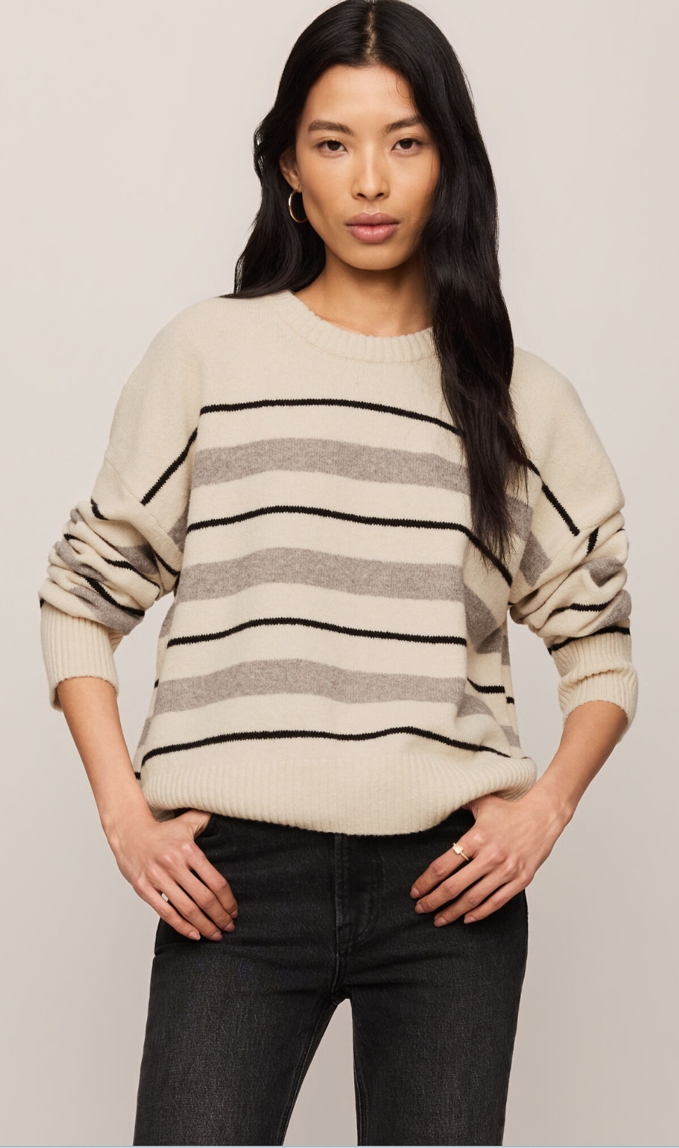 Cirrus Stripe Sweater