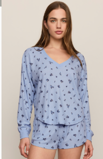 Ditsy LS Top