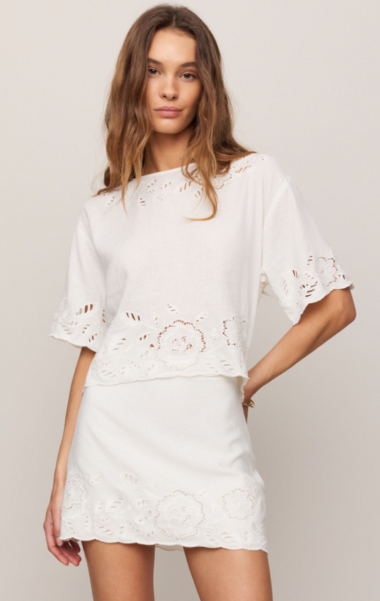 Daya Embroidered Top