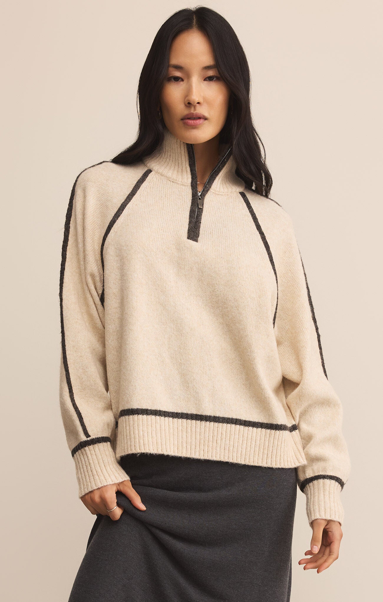 Alps Half Sweater