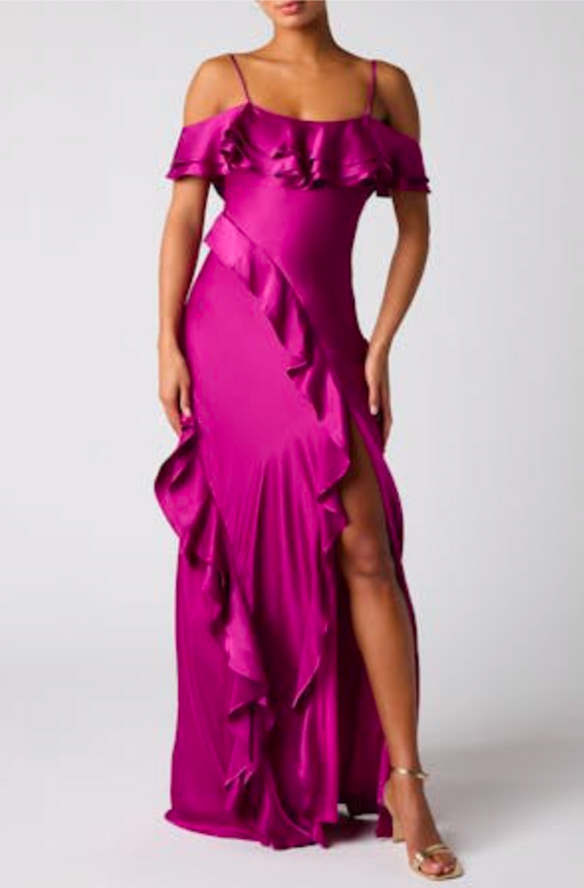 Aviva Off The Shoulder Maxi Dress