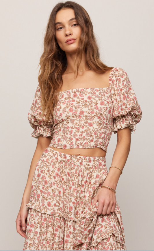 Moira Floral Top