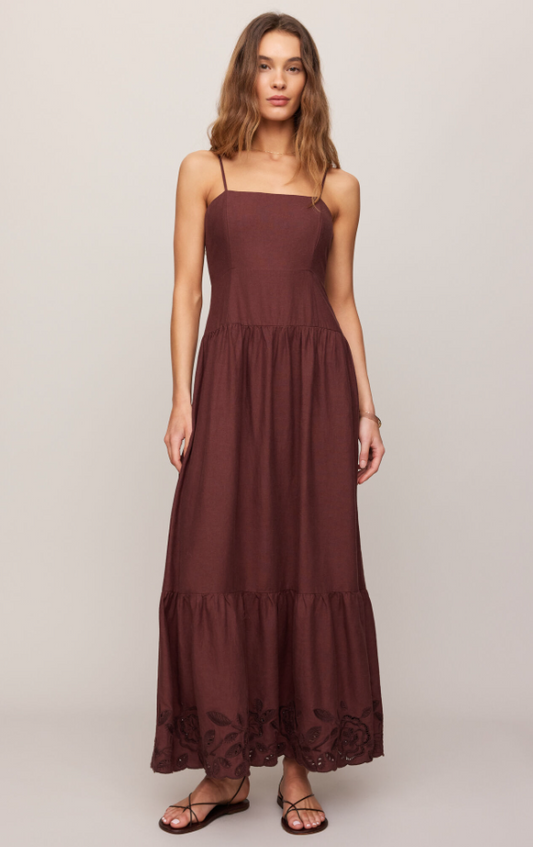 Esti Embroidered Maxi Dress
