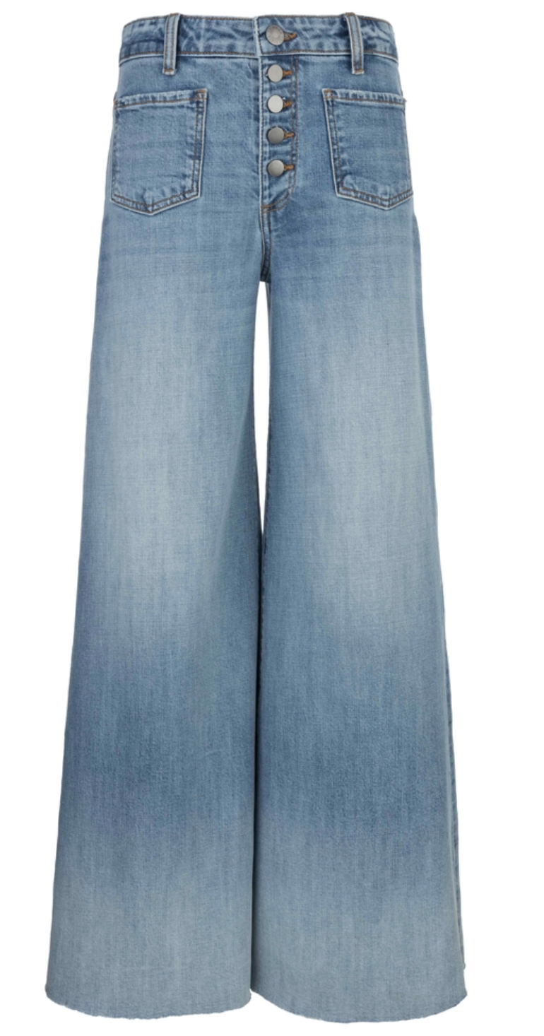 Blake Highrise Super Wide Leg W/ Patch Pockets Raw