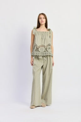 Adele Embroidered Top