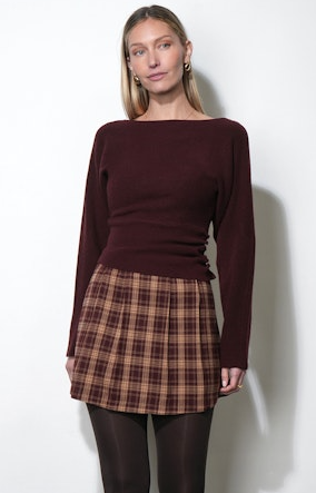Miller Side Cinched Dolman Sweater