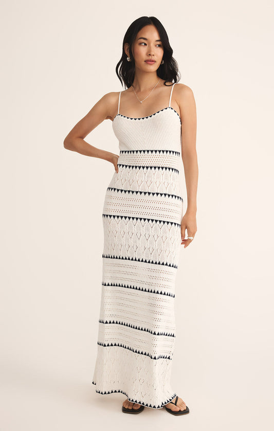 Catamaran Striped Maxi Dress