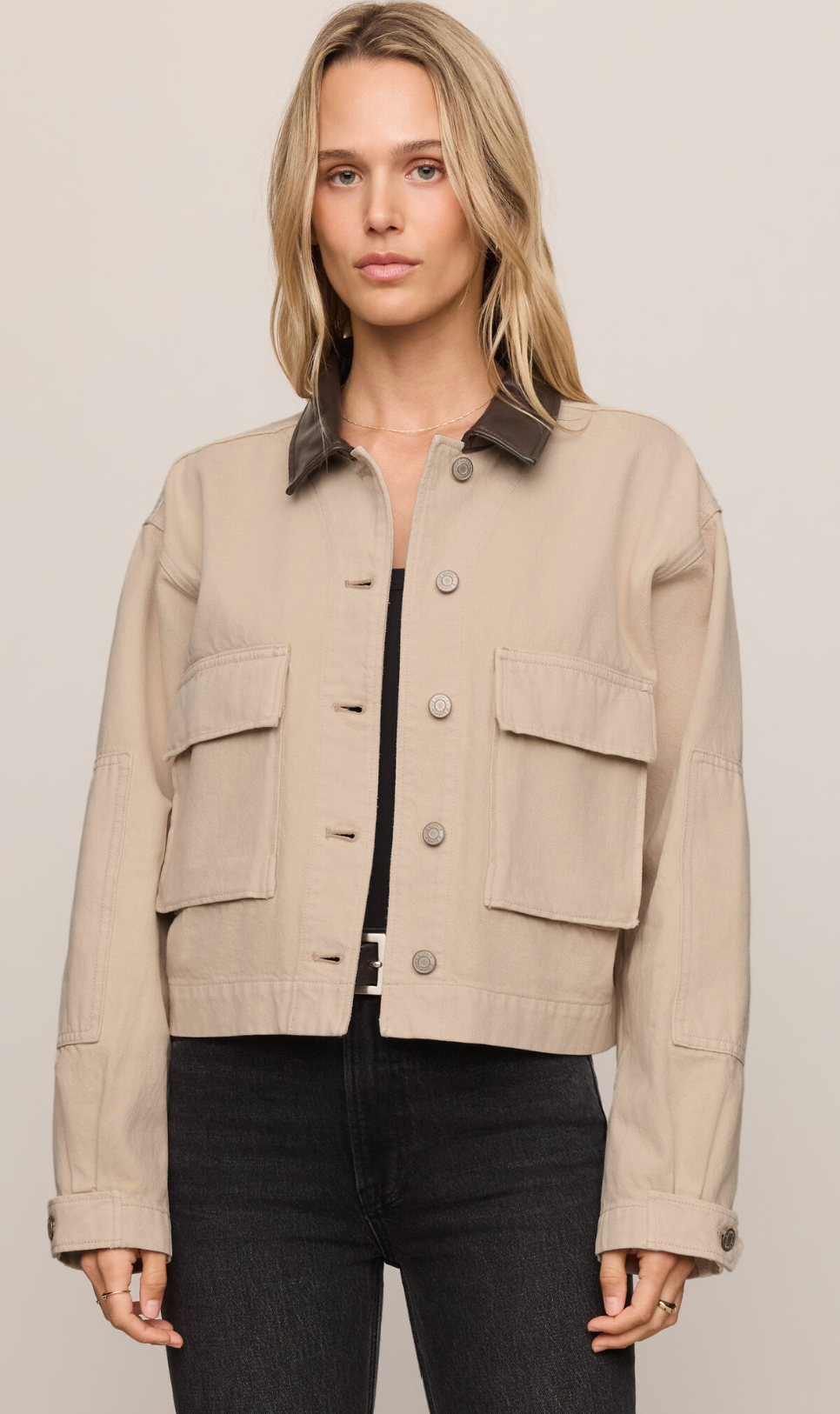 Rey Cropped Chore Jacket