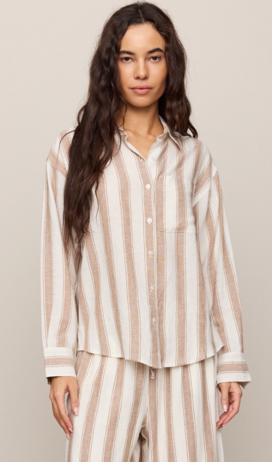 The Perfect Striped Button Up