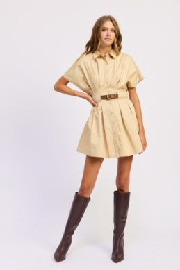 Cecilla Mini Shirt Dress