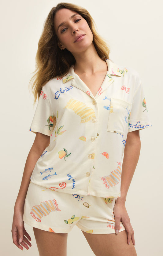 Beach Days PJ Top
