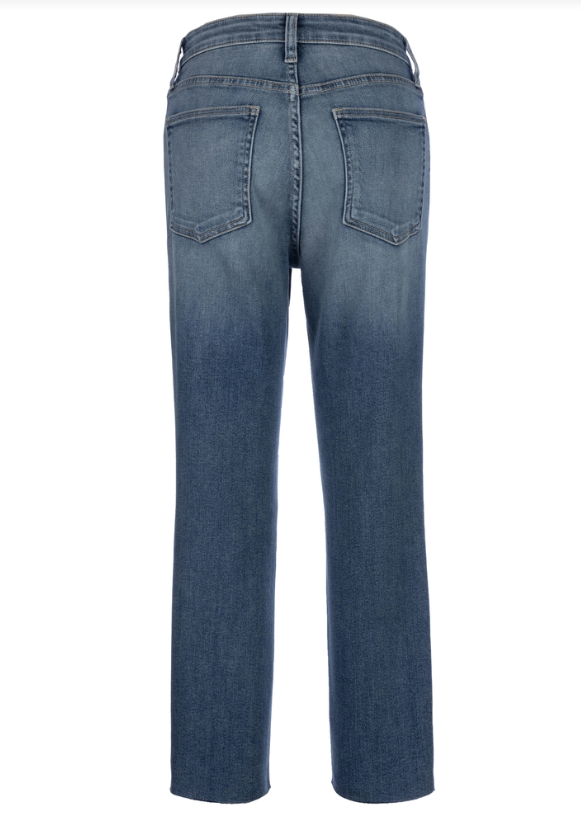 Rachael High Rise Fab Ab Mom Raw Hem