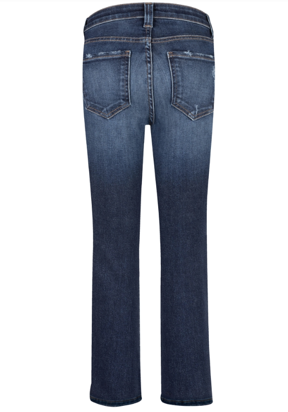 Reese High Rise Fab Ab Ankle Straight Reg Hem
