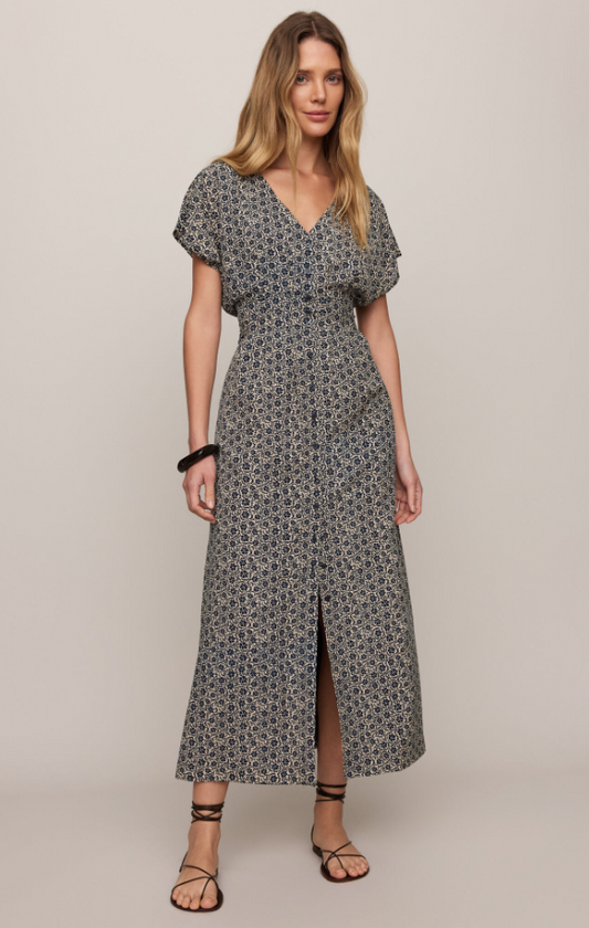 Sanna Iris Floral Midi Dress