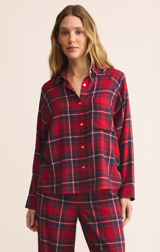 River Plaid Button Up